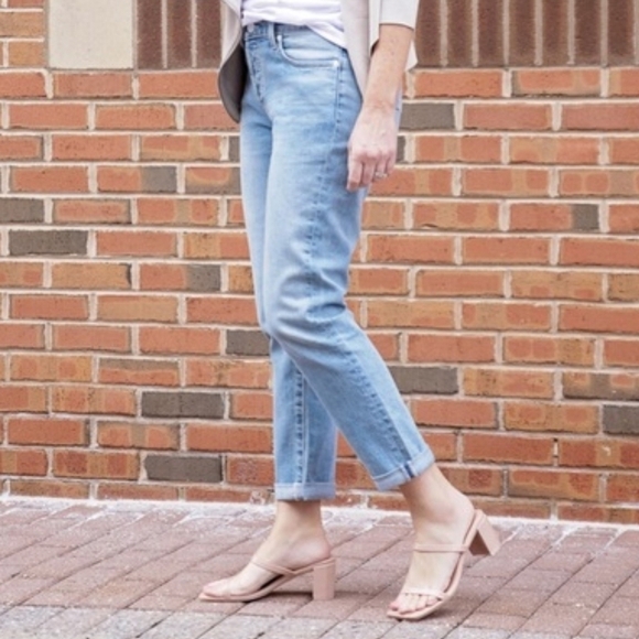 Jeffrey Campbell Jamm-3 Jelly Slide Minimalist Sandals in Nude, Size 9 - Picture 4 of 14